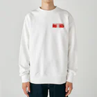 リジット・モータースポーツのRIGID透過ロゴ赤 Heavyweight Crew Neck Sweatshirt