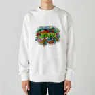 KanRinの日本の文化 Heavyweight Crew Neck Sweatshirt