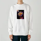 dolphineの宇宙のクリスタルローズ Heavyweight Crew Neck Sweatshirt