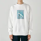 dolphineの癒しのハッピードルフィン　Healing Happy Dolphine Heavyweight Crew Neck Sweatshirt