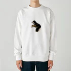 achahiの黒柴犬　ジョシーバ　癒し Heavyweight Crew Neck Sweatshirt