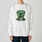 segasworksのプロルススちゃん（ゆるトリケラトプス） Heavyweight Crew Neck Sweatshirt