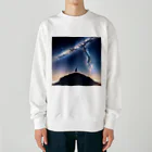 アマタの星を見る少女 Heavyweight Crew Neck Sweatshirt