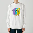 ぺんぎん24の棒アイスの輪くぐり Heavyweight Crew Neck Sweatshirt