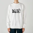 宇宙キャンプのロータス　ハンド　モノトーン Heavyweight Crew Neck Sweatshirt