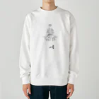 バレエシルエット ballet*pointe_pon*のシンプル バレリーナ Heavyweight Crew Neck Sweatshirt