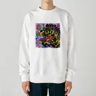 どりほぷの宝石属性の竜 Heavyweight Crew Neck Sweatshirt