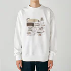 mocchi’s workshopのおうち大好き Heavyweight Crew Neck Sweatshirt