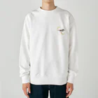 やちよ｜リアル鳥イラストのコチドリさん Heavyweight Crew Neck Sweatshirt