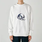 絵描きのシロウの海とサーフィン Heavyweight Crew Neck Sweatshirt