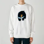 テクテクと。イラスト部のキムンカムイくん Heavyweight Crew Neck Sweatshirt