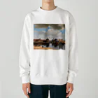 世界美術商店のデルフト眺望 / View of Delft Heavyweight Crew Neck Sweatshirt