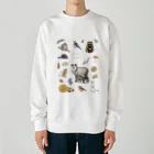 ちなきのこのForest Animal Heavyweight Crew Neck Sweatshirt