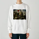 世界美術商店の民衆を導く自由の女神 / Liberty Leading the People Heavyweight Crew Neck Sweatshirt