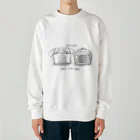 NEKO & Apple syrupの猫様、そうじゃない Heavyweight Crew Neck Sweatshirt