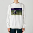 Robin_Hiroshimaのリスボンの公園に居た鯉 Heavyweight Crew Neck Sweatshirt