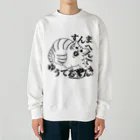 ヨルノネコイチのすんまへんてゆうてるやん Heavyweight Crew Neck Sweatshirt