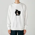 みつまめこshopの猫耳少女 Heavyweight Crew Neck Sweatshirt