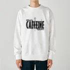 アタマスタイルの化学Tシャツ：カフェイン：コーヒー：紅茶：化学構造・分子式：科学：学問：理系 ヘビーウェイトスウェット