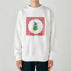 bunbunのメロンソーダ文鳥　ギンガム Heavyweight Crew Neck Sweatshirt