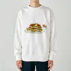 ぎみの溶けタイガーwithパンケーキ Heavyweight Crew Neck Sweatshirt