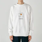 とある丸眼鏡の描き散らしのMEDAMAYAKI_透明 Heavyweight Crew Neck Sweatshirt