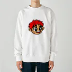 じゅうに（Jyuuni）の0007・赤い髪の少年（じゅうにブランド） Heavyweight Crew Neck Sweatshirt