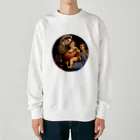 世界美術商店の小椅子の聖母 / Madonna della seggiola Heavyweight Crew Neck Sweatshirt