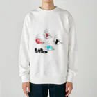 YASUPLANTS&AQUAのしゅりんプ Heavyweight Crew Neck Sweatshirt