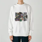 ナのグラフィティコラージュ Heavyweight Crew Neck Sweatshirt