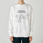 DRIPPEDのXOCOVA C22H17ClF3N9O2-ゾコーバ-(Ensitrelvir-エンシトレルビル-) Heavyweight Crew Neck Sweatshirt