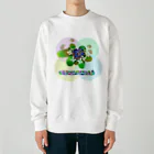 『NG （Niche・Gate）』ニッチゲート-- IN SUZURIの〇絵『額紫陽花h.t.』 Heavyweight Crew Neck Sweatshirt