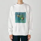 kitaooji shop SUZURI店のはねをかわかす Heavyweight Crew Neck Sweatshirt