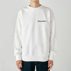 じゅんまい商店の日本酒おかわり（Black） Heavyweight Crew Neck Sweatshirt