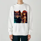 桜音ことこ企画の少女とオオカミの森 Heavyweight Crew Neck Sweatshirt