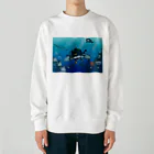 AtelierCharoiのセミマリン&海のなかまたち Heavyweight Crew Neck Sweatshirt