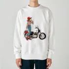 桜音ことこ企画のお気に入りのバイク Heavyweight Crew Neck Sweatshirt