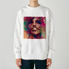 大人の事情の感情ガール Heavyweight Crew Neck Sweatshirt