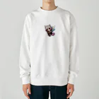 SAYURIAのPinkCat Heavyweight Crew Neck Sweatshirt