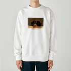 fleuri フルリの食いしんぼう Heavyweight Crew Neck Sweatshirt