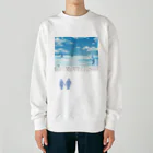 Sky00の日本の夏の風景 Heavyweight Crew Neck Sweatshirt