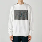 SURF810のSURF 文字(青影) Heavyweight Crew Neck Sweatshirt