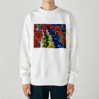 GALLERY misutawoのポーランド グダンスクのドゥーギ広場 Heavyweight Crew Neck Sweatshirt