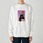 chicodeza by suzuriの可愛い姉妹のキャラクター Heavyweight Crew Neck Sweatshirt