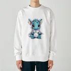 Vasetti_pressのパーカーを着ているドラゴン Heavyweight Crew Neck Sweatshirt