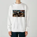 世界美術商店の戦争 / War Heavyweight Crew Neck Sweatshirt