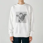 dolidoliのkadenhou(white) Heavyweight Crew Neck Sweatshirt