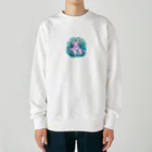 いつもおおきに！たけじいちゃんのWhite Tiger Baby Sigi Heavyweight Crew Neck Sweatshirt