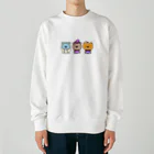 くまこのハロウィンくまトリオ Heavyweight Crew Neck Sweatshirt