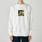 癒されれーるの運くん Heavyweight Crew Neck Sweatshirt